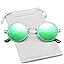 Silver Frame/Green Mirror Lens