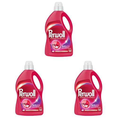 Perwoll Geliştirilmiş Renkli Sıvı Çamaşır Detarjanı 2970 ml 3lü paket, 2.97L 3lü paket