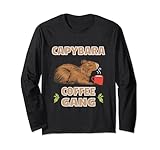 Photo Gallery capybara coffee gang - capybara pet fans maglia a manica Photo Gallery capybara coffee gang - capybara pet fans maglia a manica