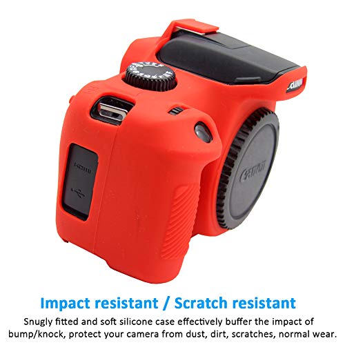 Funda Easy Hood para Canon EOS 3000D/4000D roja miniatura 3