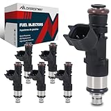 EVERESTWAY Fuel Injector Set of 6 Compatible for 2005-2011 Ford Explorer/Mustang/Ranger, Land Rover, Mercury Mountaineer 4.0L V6 Replaces 0280158055