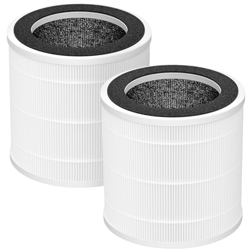 Image of 2 Pack PX500 Air Purifiers Replacement Filter for Purivortex PX500 Air Purifier, 3-in-1 HEPA Replacement Filter for Home, White