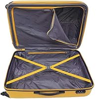Swiss Gear ABS 59 cms Yellow Hardsided Check-in Luggage