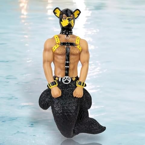 December Diamonds Pup Mask Merman Christmas Ornament 555134 Nowy
