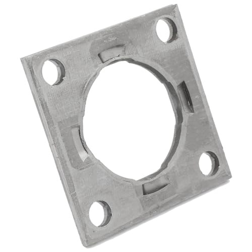 QJZ Trailer Axle Spindle Backing Plate Flange - 2.30 in ID Diameter - 4 Hole Bolt Bracket - Compatible with 2,000-3,000 lbs Trailer Square Bracket