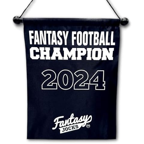 FANTASYJOCKS Fantasy Football Championship Trophy Banner 9" x 12" (2024) Cover