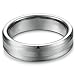 Tungary 6mm Tungsten Rings for Men Women Wedding Band Engagement Promise Matte Finish Size 10