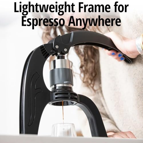 Espressomaschine mit manuellem Hebel, mit Brühkopf aus Edelstahl, tragbar und nicht elektrisch, für zu Hause, einfach zu bedienende Kaffeemaschine für den Barista zu Hause 4 Espressomaschine mit manuellem Hebel, mit Brühkopf aus Edelstahl, tragbar und nicht elektrisch, für zu Hause, einfach zu bedienende Kaffeemaschine für den Barista zu Hause