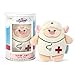 Produktbild kullaloo Kuscheltier Schaf lari - CanCutie - Trost Serie, Arzt / Krankenschwester, Mutmacher bei Schmerzen / Krankheit