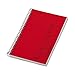 TOPS 73505 Color Notebook, Red Cover, 8 1/2 x 5 1/2, White, 100 Sheets