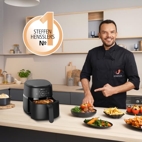 Philips Airfryer 2000 Serie Heißluftfritteuse, Schwarz, 4,2L