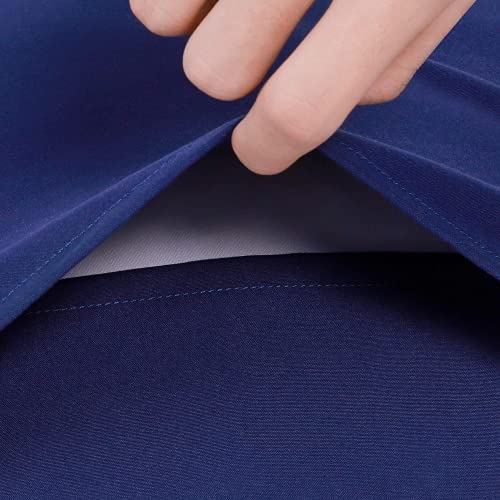 Toddler Travel Pillowcases Set Of 2, 14X20- Fits Pillows Sized 12X16, 13X18 Or 14X19, 100% Silky Soft Microfiber, Envelope Closure Machine Washable Kids Pillow Cases, White (Navy Blue) #TOP3
