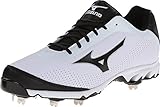 Mizuno Men's Vapor Elite 7 Low-M, White/Black, 9 M US