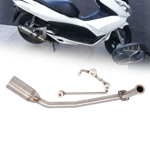 YSMOTO – Système d'échappement de moto en acier inoxydable pour Honda PCX 125 PCX 150 2012-2017