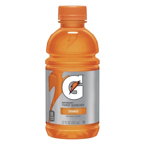 Gatorade Thirst Quencher, Orange, 12 fl oz Bottles, (12 Pack)
