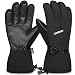 Produktbild coskefy Winter Handschuhe Herren Damen Warm Fahrradhandschuhe Winter Männer Frauen Skihandschuhe Wasserdicht Thinsulate Handschuhe für Arbeit Fahren Skifahren Radfahren Reiten Wandern Motorrad Outdoor