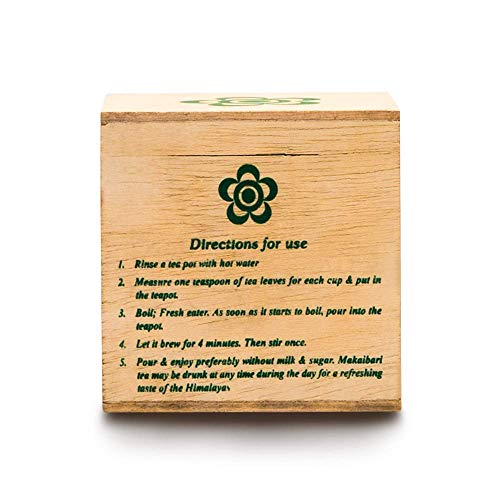 Image of Makaibari Elixir Organic Whole Leaf Green & Black Tea Chestlet | 100 Gm X 2 | USDA Organic Certified Darjeeling Tea