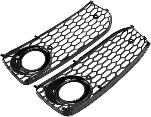 Rejilla de lámpara antiniebla delantera compatible con repuestos 8T0807681B y 8T0807682D