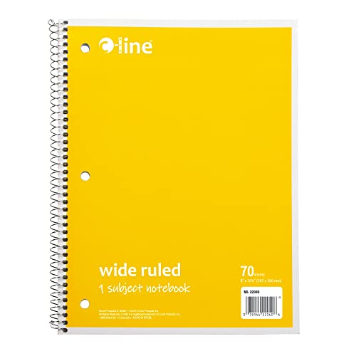 Cahier à couverture large jaune 48 pages 22040-48 fournitures scolaires