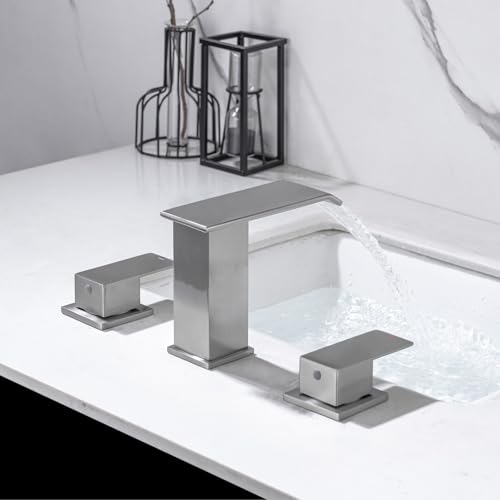 Robinet de lavabo cascade en laiton noir pour vasque chic - 5