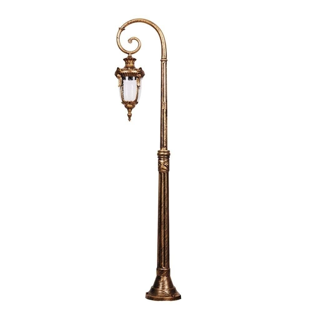 Zewnętrzne lampy ogrodowe Lampa domowa Villa Ogrodzenie Światła E27 Lampa dekoracyjna Kontynentalna Wodoodporna Stołowa Kolumna Post Light Aluminium Szkło Stigma Ganek Patio Ogród Lampadai
