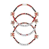 FOCO Maryland Terrapins NCAA 3 Pack Team Friendship Bracelet