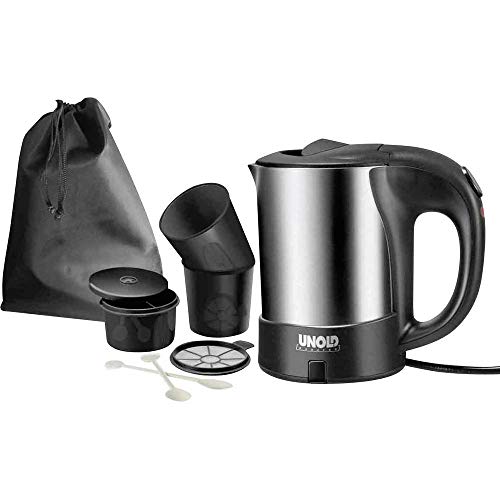 Unold UNO 18575, Negro, Acero inoxidable, 1000 W, 120/230 MB/s, 50 Hz, 125 x 177 x 168 mm, Acero inoxidable - Máquina de café