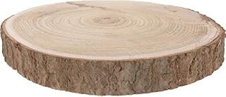 Natural Paulownia Wood Log Slice Large Tree Slice Centerpiece Stand