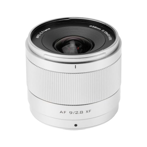 Image of VILTROX 9mm F2.8 Fuji Wide Angle Prime Lens for Fuji X, Silver | AF 9mm f /2.8 Air XF, APS-C Auto Focus Lens for Fuji X Mount X-T5 X-S20 X-E5 X-T30 II X-T4 X-H2S X-S10 X-E4 X-T3 X-T50 X-M5