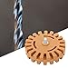 Rubber Eraser Wheel Adhesive Remover Tool, 4 Inch for Stickers Decals Pinstripes Tapes Glue Removes from Metal Glass Wood Fiberglass with Drill Mount Arbor