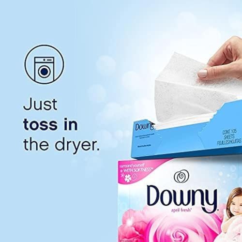 Downy Folhas de secadora - April Fresh - 120 unidades