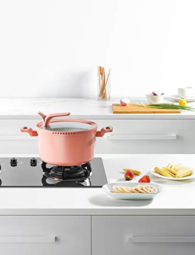 Haufson Non Stick Cooking Set | Pink | 9pc Main Image Haufson Non Stick Cooking Set | Pink | 9pc Main Image