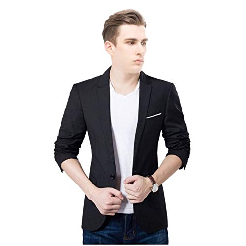 trulyfeb Black Men's Casual Blazer-picture-12