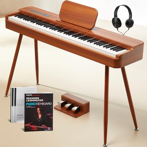 AKLOT 88-Key Weighted Keyboard Piano: Graded Hammer Action