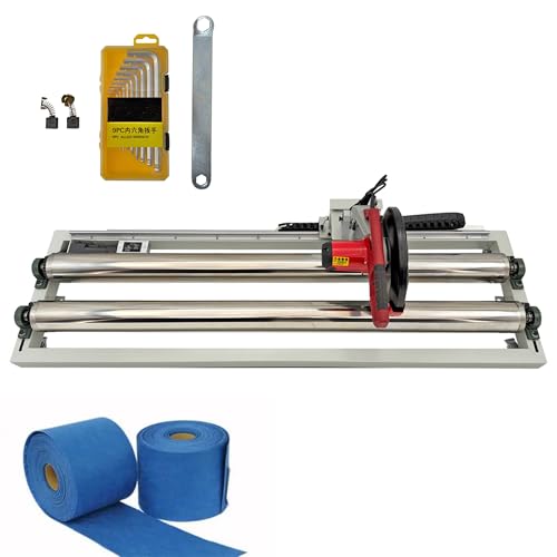 Yokoma 78.7" Roll Slitter Cutting Machine Non-Woven Fabric Cutting and Slitting Machine Lightbox Cloth Car Sticker PVC Leather Roll Cutter Slitter, AV220V Single-Phase