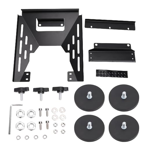 Kit d'installation Satellite magnétique résistant aux intempéries, système de Montage à dégagement Rapide à 360 degrés pour Voitures, Bateaux, Camping-Cars, Caoutchouc en Acier