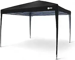 NTK, Gazebo ALUXX Articulado Alumínio e Poliéster Oxford 3x3m com Proteção UV +50 para Eventos ao Ar Livre, Preto