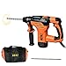 Produktbild NENZ Professional Combined Hammer NZ30 Bohrhammer(850W, SDS Plus 3 Functions Compact Design, Variable Speed Switch, 1500RPM, 5000BPM, 4 Joules, Safety Clutch) Orange