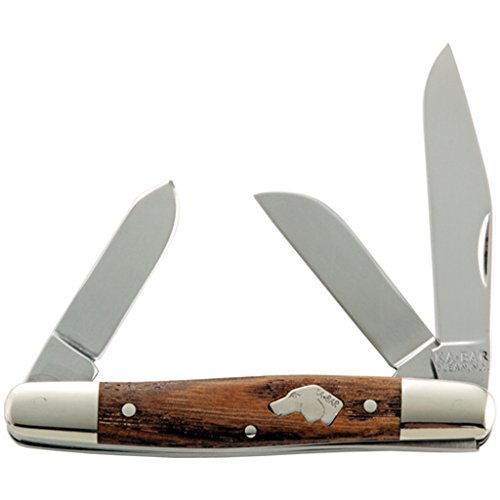 Ka-Bar Dog's Head 3-Blade Stockman Knife (6 7/8-Inch)