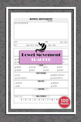 Bowel Movement Tracker: Daily Digestive Health Log for IBS ...