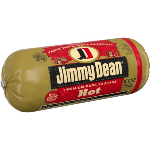 Jimmy Dean Premium Pork Sausage Hot Breakfast Sausage Roll, 16 Oz #TOP5