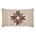 VHC Brands Cider Mill King Patchwork Sham, Tan & Red, 21x38