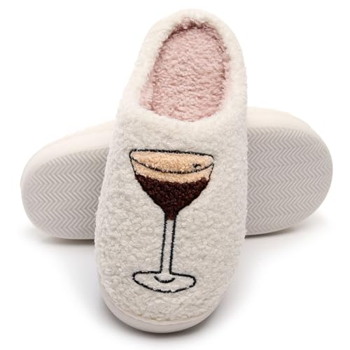 Plush Spooky Slippers for Women Men Foam Spooky Plush Fluffy Warm Fur slippers Indoor Outdoor Non-Slip House Shoes Suitable for Halloween3