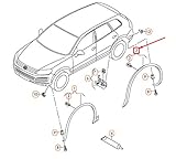  GTV INVESTMENTS TOUAREG 7P R Line 7P6854820A9B9 - Cubierta para rueda trasera derecha