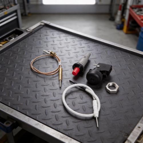 Kit de interruptor de pulso de termopar con detección de inclinación y monitoreo de llama 4