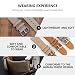 Imagen de WESIEVYA Accesorio Beige de de Clásica Ajustable Reloj
