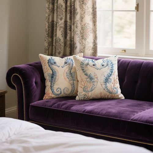 Housse coussin 45x45 étanche et velours avec fermeture éclair invisible - 5