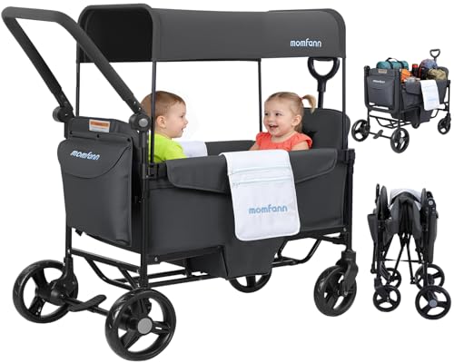 MOMFANN All-Terrain Wagon Stroller for 2 Kids