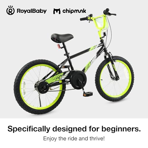 Image of Chipmunk Kids Bike 12 14 16 18 Inch Bicycle with Training Wheels Beginners Boys Girls Ages 3-10 Years Multiple Colors