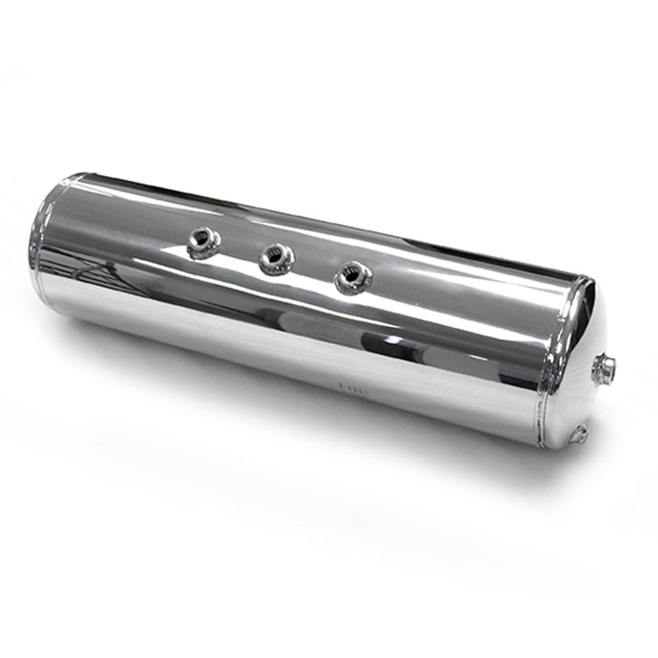 BESTfit 9.5 Inch Diameter Polished Aluminum Air Tank For Peterbilt
